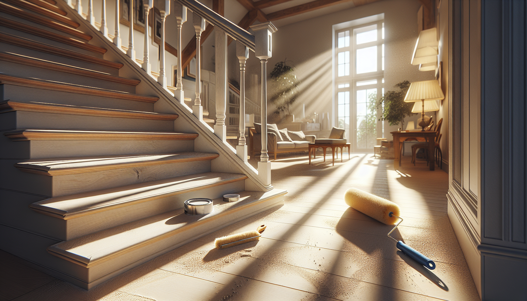 Peinture escaliers en bois : guide complet pour un résultat pro en 2026